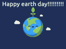 Happy Earth Day Smiling GIF - Happy Earth Day Earth Smiling GIFs