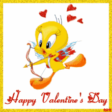 Happy Valentine Day Tweety Bird GIF - Happy Valentine Day Tweety Bird Hearts GIFs