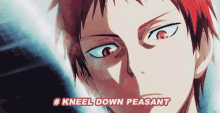 Akashi Kneel Down Peasant GIF - Akashi Kneel Down Peasant GIFs