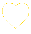 Yellow Heart Love Sticker - Yellow Heart Love Yellow Love Heart Stickers