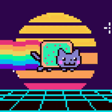 Nyan Cat Kawaii GIF - Nyan Cat Kawaii Cute Cat GIFs