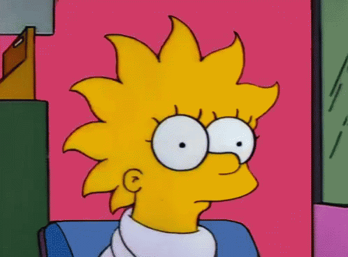 Lisa Simpson Hairstyles GIF.