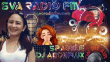 sva radio fm station banner dj aeon flux on the air blow kiss