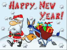 sretna nova godina happy new year santa claus