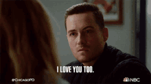 I Love You Too Jay Halstead GIF - I Love You Too Jay Halstead Chicago Pd GIFs