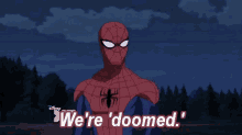 Spiderman Were Doomed GIF - Spiderman Were Doomed GIFs