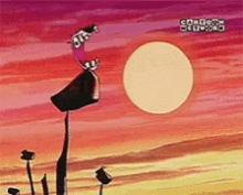 courage cartoon network courage the cowardly dog moon yell