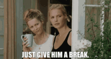 Knocked Up Alison Scott GIF - Knocked Up Alison Scott Just Give Him A Break GIFs