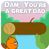 Fathers Day Happy Fathers Day Sticker - Fathers Day Happy Fathers Day Dam Youre A Great Dad Stickers