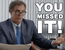 You Missed It! GIF - Will Ferrell The House You Missed It GIFs