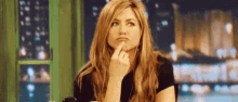 Jennifer Aniston Hmm GIF - Jennifer Aniston Hmm Thinking GIFs
