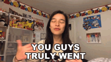 You Guys Truly Went Above And Beyond Hannah Fawcett GIF - You Guys Truly Went Above And Beyond Hannah Fawcett Laughingpikachu GIFs