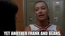 Glee Santana Lopez GIF - Glee Santana Lopez Yet Another Frank And Beans GIFs