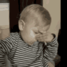 baby facepalm oh no