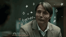 Teehee - Hannibal GIF - Hannibal Hannibal Lecter Cute GIFs