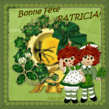 Happy Birthday Bonne Fete GIF - Happy Birthday Bonne Fete Patricia GIFs
