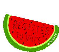 Gotv Go Vote Sticker - Gotv Go Vote Register To Vote Stickers