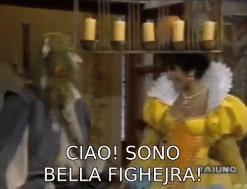 Anna Marchesini Bella Figheira GIF - Anna Marchesini Bella Figheira I Promessi Sposi GIFs