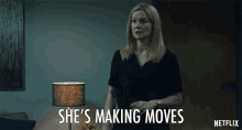 Shes Making Moves Laura Linney GIF - Shes Making Moves Laura Linney Wendy Byrde GIFs