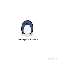 Warped Penguin Kisses GIF - Warped Penguin Kisses Kiss GIFs