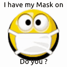 I Have My Mask On Do You GIF - I Have My Mask On Do You Face Mask GIFs
