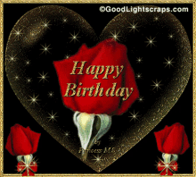 Happy Birthday Arose GIF - Happy Birthday Arose Red Rose GIFs