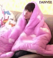 cold shivering blanket
