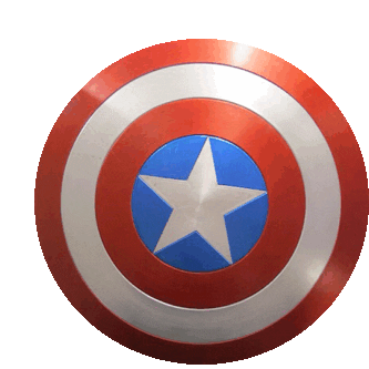 Shield Captain America Sticker - Shield Captain America Captain Amercas Shield Stickers