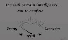 Sarcasm Sarcastic GIF - Sarcasm Sarcastic Meter GIFs