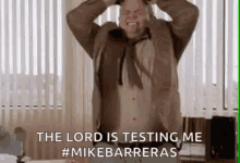 Lord Is Testing Me Thank You Jesus GIF - Lord Is Testing Me Thank You Jesus Chris Farley GIFs