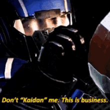 Kaidan Alenko Mass Effect GIF - Kaidan Alenko Mass Effect Serious Business GIFs