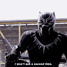 Black Panther Superhero GIF - Black Panther Superhero Second Time GIFs