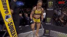 Stomping Foot Jessica Andrade GIF - Stomping Foot Jessica Andrade Ufc GIFs