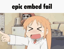 Epic Embed Fail Nichijou GIF - Epic Embed Fail Nichijou GIFs
