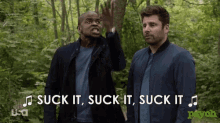 Come On Suck It GIF - Come On Suck It Shawn Spencer GIFs