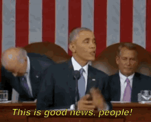 Good News GIF - Good News Wink Obama GIFs