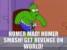 The Simpsons Homer Simpson GIF - The Simpsons Homer Simpson Homer Mad GIFs