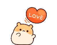 Cartoon Love Sticker - Cartoon Love Heart Stickers