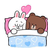 Bed Love Sticker - Bed Love Hug Love Couple Stickers