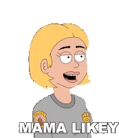 Mama Likey Gina Jabowski Sticker - Mama Likey Gina Jabowski Paradise Pd Stickers