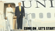 Come On Lets Start Donald Trump GIF - Come On Lets Start Donald Trump Gif GIFs