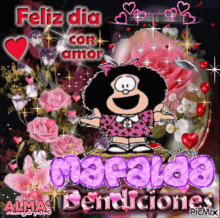Feliz Dia Con Amor Mafalda GIF - Feliz Dia Con Amor Mafalda Bendiciones GIFs