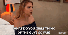 What Do You Girls Think Of The Guys So Far Curious GIF - What Do You Girls Think Of The Guys So Far Curious Asking GIFs