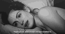 People Put You Down Enough. You Start To Believe It. GIF - Sad Depressed Broken GIFs