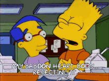 The Simpsons Bart Simpson GIF - The Simpsons Bart Simpson Milhouse Van Houten GIFs