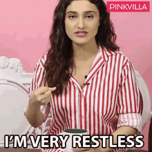 Im Very Restless Ragini Khanna GIF - Im Very Restless Ragini Khanna Pinkvilla GIFs