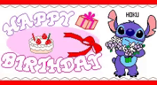 Stitch Happy Birthday Gifs Tenor