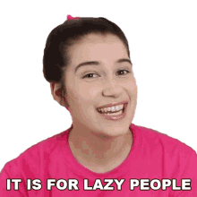 it is for lazy people marissa rachel it is for someone who never wants to try it is for someone who do not want to work it is for lazy people marissa rachel it is for someone who never wants to try it is for someone who do not want to work