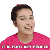 It Is For Lazy People Marissa Rachel Sticker - It Is For Lazy People Marissa Rachel It Is For Someone Who Never Wants To Try Stickers