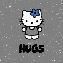 Hugs Hello Kitty GIF - Hugs Hello Kitty Gray GIFs
